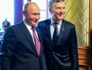 Macri se reunió con el presidente de Rusia, Vladimir Putin