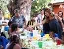 Juliana Awada visitó un EPI de La Matanza