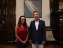 Macri recibió a la representante enviada por el presidente encargado de Venezuela