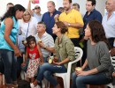 Juliana Awada visitó a vecinos afectados por las inundaciones en la provincia de Chaco