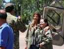 Juliana Awada visitó a vecinos afectados por las inundaciones en la provincia de Chaco