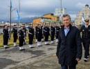 El Presidente visitó la Base Naval Ushuaia