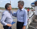 El Presidente recorrió zonas de Chaco afectadas por las inundaciones