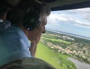 El Presidente recorrió zonas de Chaco afectadas por las inundaciones