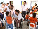 La vicepresidenta visitó un centro de discapacidad en Posadas