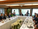 Macri mantuvo reuniones con representantes de importante empresas de la India