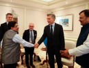 Macri mantuvo reuniones con representantes de importante empresas de la India