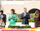 El presidente Macri rindió homenaje al Mahatma Gandhi