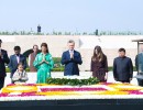 El presidente Macri rindió homenaje al Mahatma Gandhi