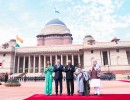 El presidente Macri fue recibido con honores en India