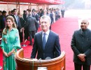 Macri fue recibido por el presidente de la India, Ram Nath Kovin