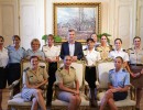 El Presidente se reunió con mujeres que se desempeñan en las Fuerzas Armadas