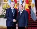 Macri se reunió con el primer ministro y con la titular de la asamblea legislativa de Vietnam