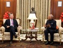 Macri fue recibido por el presidente de India, Ram Nath Kovin