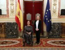 Michetti fue recibida por el Rey de España