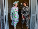 La Primera Dama participó de la ceremonia de recepción a la reina Margarita II de Dinamarca  
