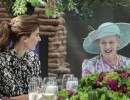 La Primera Dama participó de la ceremonia de recepción a la reina Margarita II de Dinamarca  