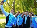 El presidente Macri recibió a la delegación argentina que ganó los Juegos Suramericanos de Playa