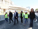 El presidente Mauricio Macri recorrió el Paseo del Bajo