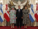 El presidente Macri recibió en la Casa Rosada a la reina Margarita II de Dinamarca 