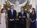 El presidente Macri recibió a los Reyes de España