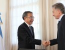 Macri se reunió con el vice primer ministro del Consejo de Estado de China