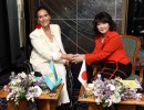 Michetti en Japón con el Primer Ministro Shinzo Abe