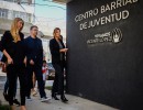 Juliana Awada visitó el Centro Barrial de Juventud Balcarce en Vicente López