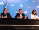 Los ministros Dujovne, Stanley y Sica explicaron las medidas que adoptó el Gobierno