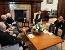 El presidente Macri recibió a intelectuales en la Casa Rosada