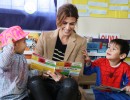 Juliana Awada visitó un Espacio de Primera Infancia en Temperley