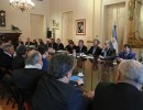 Macri encabezó un encuentro de la Mesa de Cadena de Carnes