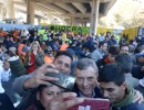 Macri compartió un asado con trabajadores del Paseo del Bajo