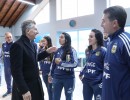 Macri saludó a las futbolistas de la Selección Nacional que jugarán la Copa Mundial en Francia