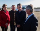 Macri recorrió una nueva terminal para el comercio automotriz en el Puerto de Campana