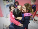 Juliana Awada visitó un EPI en Moreno