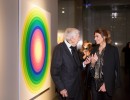 Juliana Awada asistió a la apertura de la muestra “Julio Le Parc. Un visionario”