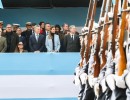 El presidente Macri encabezó el desfile militar por el Día de la Independencia