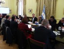 El Presidente encabezó una reunión de Gabinete nacional en la Casa Rosada