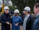 Macri recorrió en Mar del Plata las obras de ampliación del Gasoducto de la Costa