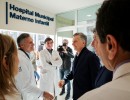 El Presidente recorrió el Hospital Materno Infantil Carlos Gianantonio de San Isidro