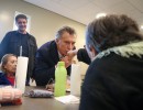 El presidente Macri visitó el Instituto de Geriatría Rodríguez Ortega, en Olivos