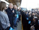 El Presidente inauguró la extensión del Metrobus de la Ruta 8