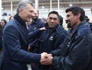 El Presidente asistió a la inauguración de una nueva planta de la empresa Molinos