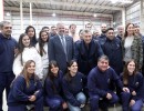 El Presidente asistió a la inauguración de una nueva planta de la empresa Molinos