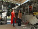 Juliana Awada visitó la primera construcción sustentable de Olivos