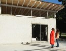 Juliana Awada visitó la primera construcción sustentable de Olivos