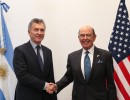 Photo - Macri meets US Commerce Secretary, Wilbur Ross