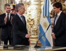 El presidente Macri tomó juramento al nuevo ministro de Hacienda, Hernán Lacunza  