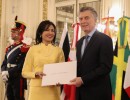 El Presidente recibió cartas credenciales de nuevos embajadores - Segundo envío de imágenes